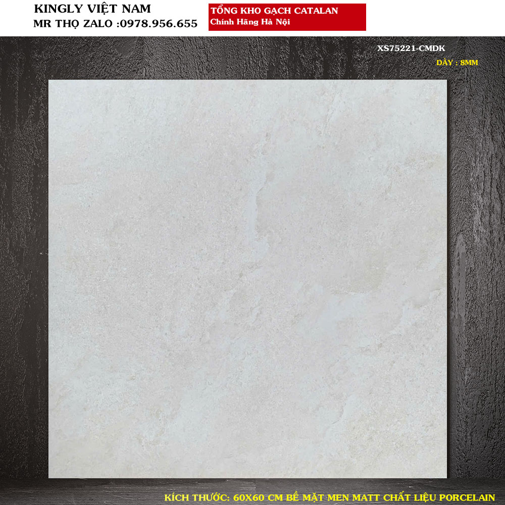 Gạch lát nền Catalan 60x60 XS75221 Loại 1